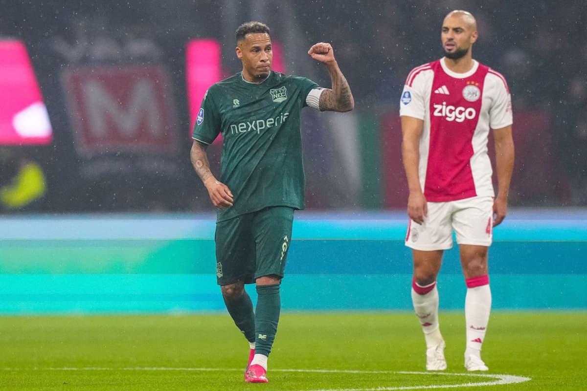 Ajax-N.E.C. 1-1 in cijfers: Ajax kreeg de kansen, N.E.C. het punt