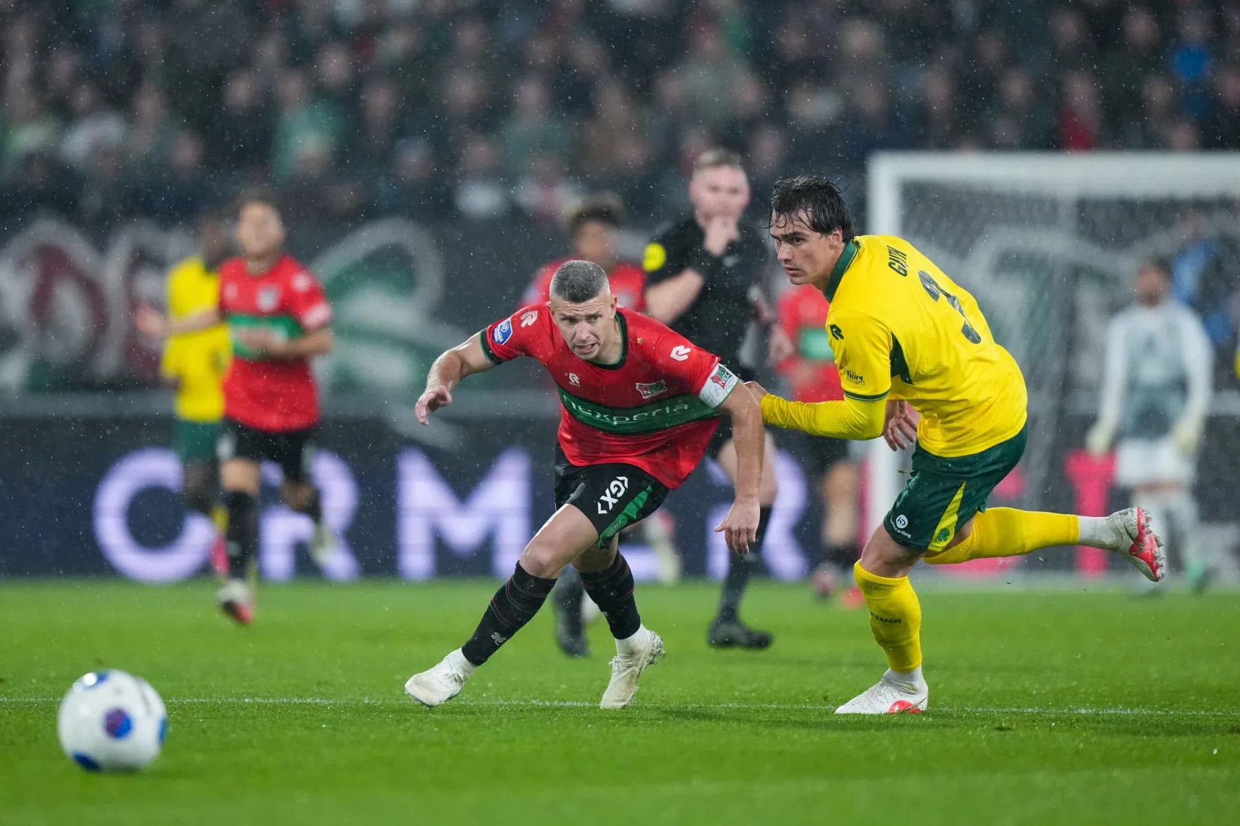 N.E.C.-Fortuna Sittard 2-2 in cijfers: 74 procent balbezit, toch bijna verloren